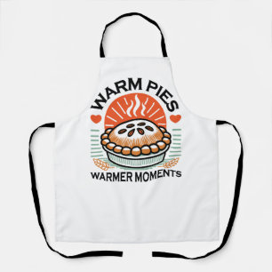 Warme Pies Warmer Momente - Gemütliche Herbstgesta Schürze