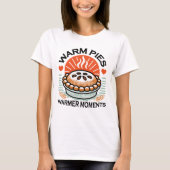 Warme Pies Warmer Momente - Gemütliche Herbstgesta T-Shirt (Vorderseite)