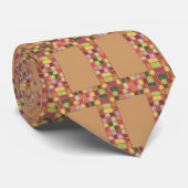 Warme Quadrate Frame Border Necktie Krawatte (Gerollt)