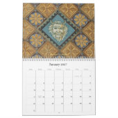 Warme Quellen, AR Historic District Tiles Calender Kalender (Jan 2027)
