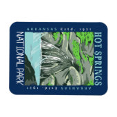 Warme Quellen Nationalpark Arkansas erschüttert Magnet (Horizontal)