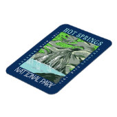 Warme Quellen Nationalpark Arkansas erschüttert Magnet (Linke Seite)