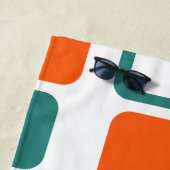 Warme Rechtecke Strandtuch (Beispiel)