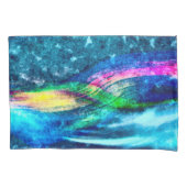 Warme Regenbogen-Sturm-Spritzpistolen-Kunst Kissenbezug (Vorderseite)