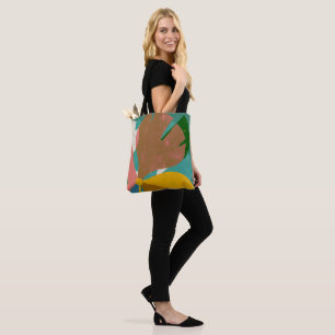 Warme Retro-Blumengestaltung Tasche