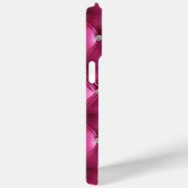 Warme rosa Imitate Velvet Case-Mate iPhone Hülle (Rückseite / Rechts)