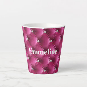Warme rosa Imitate Velvet Milchtasse