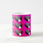 Warme rosa Kissen, Tasse (Mittel)