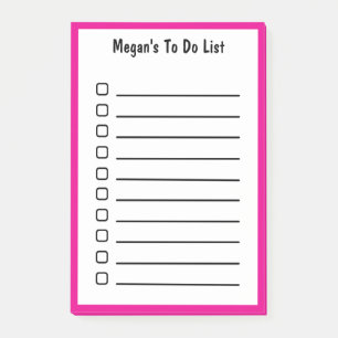 Warme rosa Magenta klebrige Notizen in der Leiste