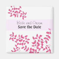 Warme rosa Reben Save the Date