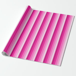 Warme rosa Schattenstreifen Geschenkpapier