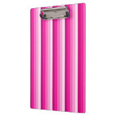 Warme rosa Schattenstreifen Klemmbrett (Links)