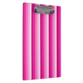Warme rosa Schattenstreifen Klemmbrett (Rechts)