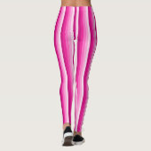 Warme rosa Schattenstreifen Leggings (Rückseite)