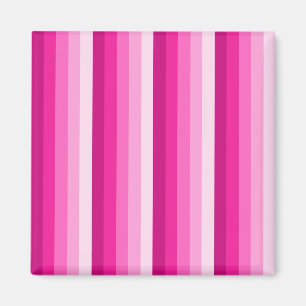 Warme rosa Schattenstreifen Magnet