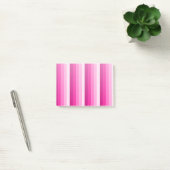 Warme rosa Schattenstreifen Post-it Klebezettel (Büro)