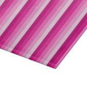 Warme rosa Schattenstreifen Schneidebrett (Ecke)