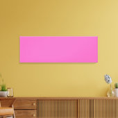Warme rosa überzogene Canvas Leinwanddruck (Insitu (Wohnzimmer))