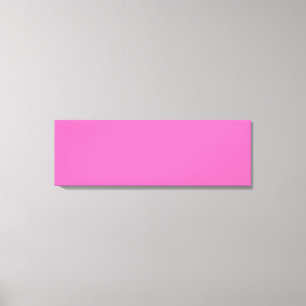 Warme rosa überzogene Canvas Leinwanddruck