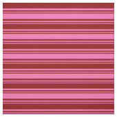 Warme rosa und dunkelrote Streifen Stoff (Muster)
