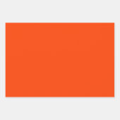 Warme rosa und helle Orangen Streifen Geschenkpapier Set (Vorderseite 3)