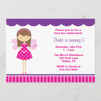 Warme Rosa und Lila Färbung Einladung