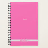 Warme rosa untere Streifen Planer (Vorderseite)