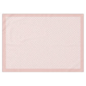 Warme Rose Gold Karo Tablette zum Essen Tischdecke (Vorderseite (Horizontal))