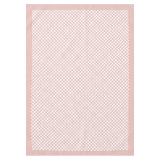 Warme Rose Gold Karo Tablette zum Essen Tischdecke (Vorderseite)