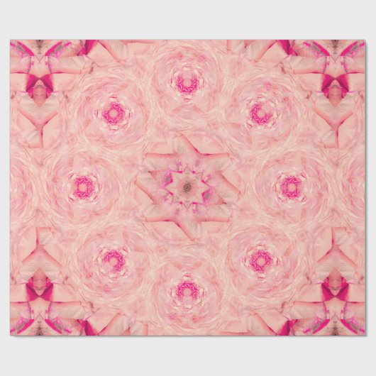 Warme Rosenbrosche Geschenkpapier (Flach)