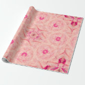 Warme Rosenbrosche Geschenkpapier (Ungerollt)