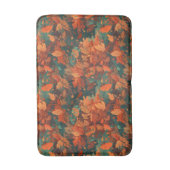 Warme rustikale Blätter - Boho Ästhetik Badematte (Vorderseite Vertikal)