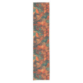 Warme rustikale Blätter - Boho Ästhetik Kurzer Tischläufer (Vorderseite)