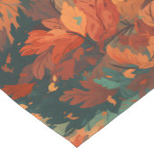 Warme rustikale Blätter - Boho Ästhetik Kurzer Tischläufer (Ecke)