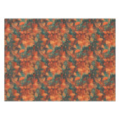 Warme rustikale Blätter - Boho Ästhetik Tischdecke (Vorderseite (Horizontal))