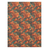 Warme rustikale Blätter - Boho Ästhetik Tischdecke (Vorderseite)