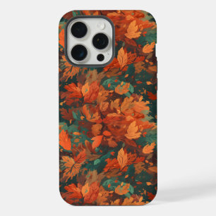 Warme Rustikale Wasserfarben Blätter - Boho-Ästhet iPhone 15 Pro Max Hülle