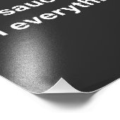 Warme Sau auf alles Fotodruck (Ecke)