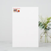 Warme Scarves Briefpapier (Stehend Vorderseite)