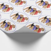 Warme Scarves Geschenkpapier (Ecke)