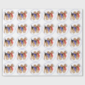 Warme Scarves Geschenkpapier (Flach)