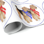 Warme Scarves Geschenkpapier (Rolleneckpunkt)