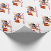 Warme Schals Geschenkpapier (Ecke)