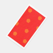 Warme schattige Polka Punkte Papier Napkin Serviette (Ecke)