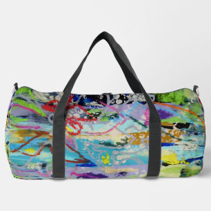 Warme Schichten von Lydia's Art Sangria Duffle Bag