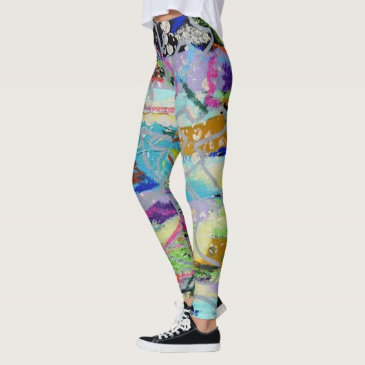 Warme Schichten von Lydia's Art Sangria Leggings (Links)