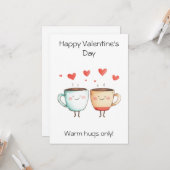 Warme Schläger nur! - Gemütlicher und Niedlicher V Karte (Vorderseite/Rückseite Beispiel)