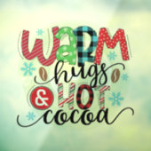 Warme Schläger und heißer Kakao Fensteraufkleber (Blatt 3)