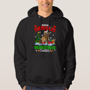 Warme Schnecken Golden Retriever Cuddles Hoodie