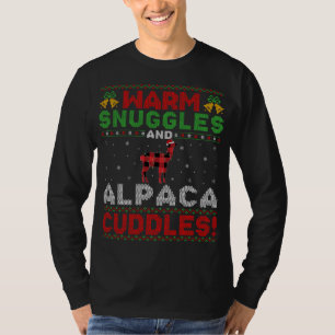 Warme Schnecken und Alpaca Cuddles Ugly Alpaca Chr T-Shirt